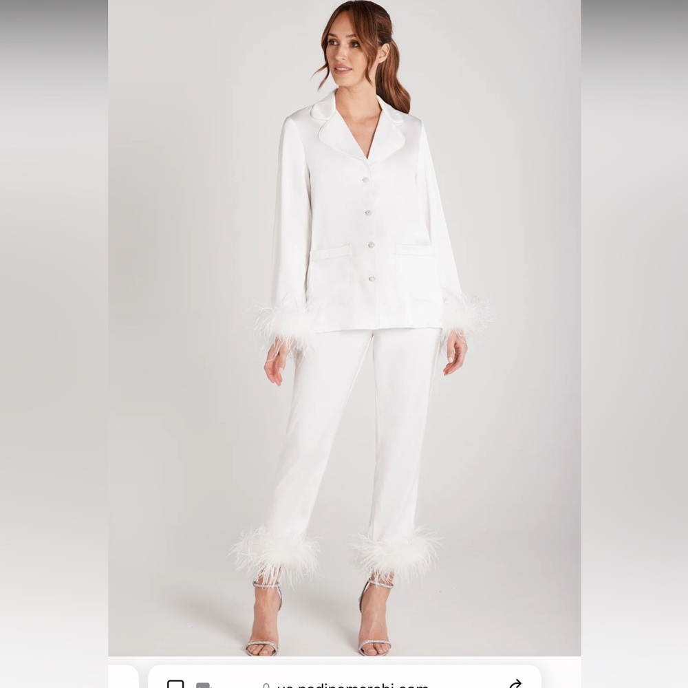 Nadine Merabi Darcie White Pajamas